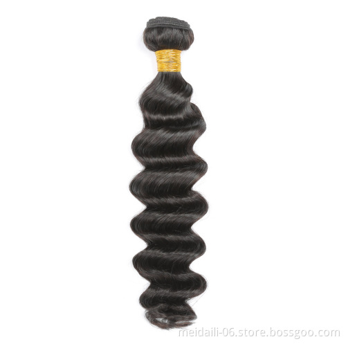 Wholesale factory cheap price brazilian loose deep virgin hair bundles 100% human hair loose deep wave hair